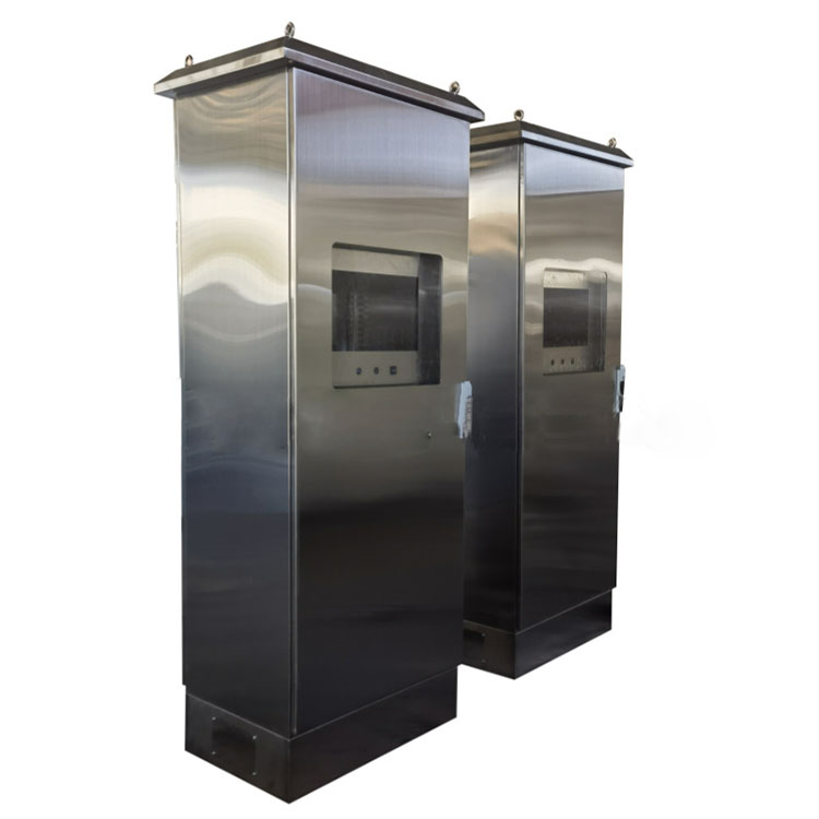 盐城定制304不锈钢机柜，钣金户外控制柜体加工